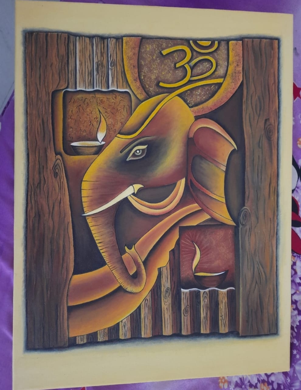 Painting by Kiran Pujari - Signature Canvas